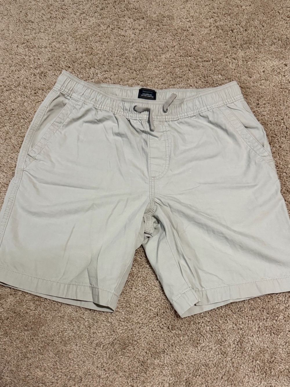 GAP Men's Light Tan Drawstring Athletic Shorts